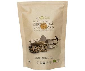 MySuperfoods Organic Raw Ceremonial Cacao 1kg, Natural Source of Potassium