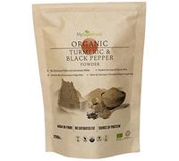 MySuperfoods Organic Turmeric Powder with Black Pepper (200g) - High Absorption, Natural Source of Curcumin