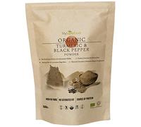 MySuperfoods Organic Turmeric Powder with Black Pepper (500g) - High Absorption, Natural Source of Curcumin