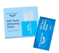 MySweetSmile Dentist-Approved Teeth Whitening Strips - IndyBest Winners 2023 & 2024 - Whiter Teeth in 7 Days - 21 Treatments - Reverses Years of Yellowing - Non-Slip & Sensitivity-Free - Pap Formula