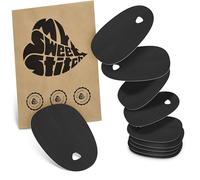 MySweetStitch 10 x Diabetes Skin Protection Patches Under the Blood Sugar Sensor, Sensor Plasters Oval for Omnipod, for Irritation caused by Sensor Adhesive, Use in addition to the CGM Sensor Patch