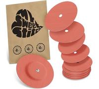 MySweetStitch - 10 x Freestyle Libre 1 & 2 Round Patches with Ventilation Hole, Overpatch Ø 65mm, Waterproof, Breathable, Made in Germany, Coral