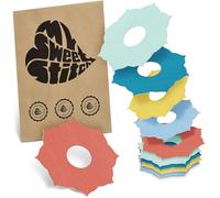 MySweetStitch - 10 x Freestyle Libre 3 Patches Mandala, Overpatch Ø 65mm, Waterproof, Breathable, Skin-Friendly, Made in Germany, Pastel