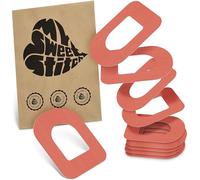 MySweetStitch - 10 x Omnipod Patches, Ring Patch Ø 95 x 72mm, Waterproof, Breathable, Skin-Friendly, Made in Germany, Coral