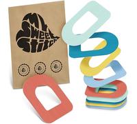 MySweetStitch - 10 x Omnipod Patches, Ring Patch Ø 95 x 72mm, Waterproof, Breathable, Skin-Friendly, Made in Germany, Pastel