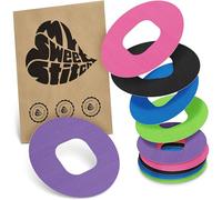 MySweetStitch - 10x Simplera Patch round, Ringpatch Ø 70mm, watterproof, breathable, skin-friendly, Rainbow