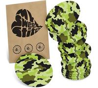 MySweetStitch - 10x Universal Sensor Patch Oval, Fixation Patch for Freestyle Libre 3, Dexcom G7, Omnipod & more, waterproof, breathable, skin-friendly, Camouflage