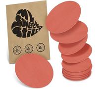 MySweetStitch - 10x Universal Sensor Patch Oval, Fixation Patch for Freestyle Libre 3, Dexcom G7, Omnipod & more, waterproof, breathable, skin-friendly, Coral