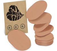 MySweetStitch - 10x Universal Sensor Patch Round, Fixation Patch for Freestyle Libre 3, Dexcom G7, Omnipod & more, waterproof, breathable, skin-friendly, Beige