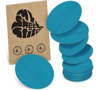 MySweetStitch - 10x Universal Sensor Plasters Round Fixation Plasters for Freestyle Libre 3, Dexcom G7, Omnipod & More, Waterproof, Breathable, Skin-Friendly, Petrol