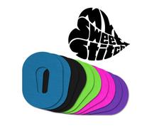 MySweetStitch - 25 x Dexcom G6 Patches, Overpatch Ø 70 x 55mm, Waterproof, Breathable, Skin-Friendly, Made in Germany, Rainbow