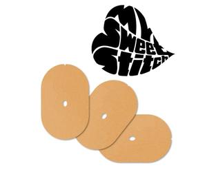 MySweetStitch - 25 x Dexcom G6 Underpatch, Skin-Friendly Patches Under The Diabetes Sensor - Latex-Free, Protection, no Irritation, Waterproof, Made in Germany