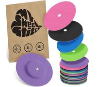 MySweetStitch - 25 x Freestyle Libre 1 & 2 Round Patches with Ventilation Hole, Overpatch Ø 65mm, Waterproof, Breathable, Made in Germany, Rainbow