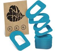 MySweetStitch - 25 x Omnipod Patches, Ring Patch Ø 95 x 72mm, Waterproof, Breathable, Skin-Friendly, Made in Germany, Petrol