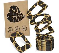 MySweetStitch - 25 x Omnipod Patches, Ring Patch Ø 95 x 72mm, Waterproof, Breathable, Skin-Friendly, Made in Germany, Savannah