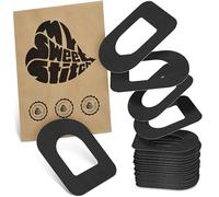 MySweetStitch - 25 x Omnipod Patches, Ring Patch Ø 95 x 72mm, Waterproof, Breathable, Skin-Friendly, Made in Germany, Black