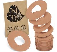 MySweetStitch - 25x Simplera Patch round, Ringpatch Ø 70mm, watterproof, breathable, skin-friendly, Beige