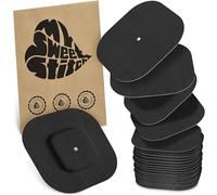 MySweetStitch - 25x Simplera Patch Square, Overpatch edge length 70mm, watterproof, breathable, skin-friendly, Schwarz