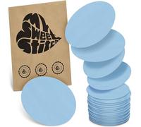 MySweetStitch - 25x Universal Sensor Patch Oval, Fixation Patch for Freestyle Libre 3, Dexcom G7, Omnipod & more, waterproof, breathable, skin-friendly, Ice Blue