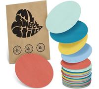 MySweetStitch - 25x Universal Sensor Plasters Round Fixation Plasters for Freestyle Libre 3, Dexcom G7, Omnipod & More, Waterproof, Breathable, Skin-Friendly, Pastel