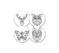 MySweetStitch | Freestyle Libre 1 & 2 Sensor Sticker (Set of 4) Mini Tattoo | with Ventilation Hole | Made in Germany