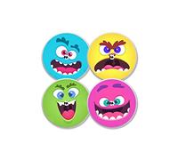 MySweetStitch | Freestyle Libre 1 & 2 Sensor Sticker (Set of 4) Sugar Monster | with Ventilation Hole | Made in Germany