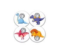 MySweetStitch | Freestyle Libre 3 Sensor Sticker (Set of 4) Dino | with Ventilation Hole | Made in Germany