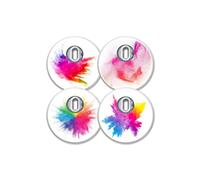 MySweetStitch | Freestyle Libre 3 Sensor Sticker (Set of 4) Holi Festival | with Ventilation Hole | Made in Germany
