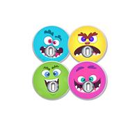 MySweetStitch | Freestyle Libre 3 Sensor Sticker (Set of 4) Sugar Monster | with Ventilation Hole | Made in Germany