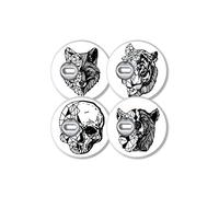 MySweetStitch | Freestyle Libre 3 Sensor Sticker (Set of 4) Tattoo | with Ventilation Hole | Made in Germany