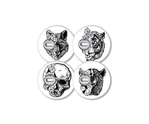 MySweetStitch | Freestyle Libre 3 Sensor Sticker (Set of 4) Tattoo | with Ventilation Hole | Made in Germany