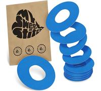 MySweetStitch | Patch for Dexcom G7 Sensor | Waterproof | (10 Pieces) | Made in Germany | Outer Ø 65mm | Blue