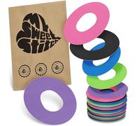 MySweetStitch | Patch for Dexcom G7 Sensor | Waterproof | (25 Pieces) | Made in Germany | Outer Ø 65mm | Rainbow