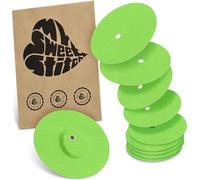 MySweetStitch | Patch for Dexcom G7 with Ventilation Hole | Waterproof | (10 Pieces) | Made in Germany | Outer Ø 65mm, Inner Ø 4mm | Green