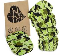 MySweetStitch Simplera Overpatch Square - 10x Fixation Patches Square, Extra Strong Hold Over Sensor, Waterproof & Skin-Friendly, Hypoallergenic, Made in Germany, Camouflage
