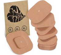 MySweetStitch Simplera Overpatch Square - 10x Fixation Patches Square, Extra Strong Hold Over Sensor, Waterproof & Skin-Friendly, Hypoallergenic, Made in Germany, Beige