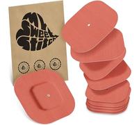 MySweetStitch Simplera Overpatch Square - 10x Fixation Patches Square, Extra Strong Hold Over Sensor, Waterproof & Skin-Friendly, Hypoallergenic, Made in Germany, Coral