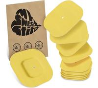 MySweetStitch Simplera Overpatch Square - 10x Fixation Patches Square, Extra Strong Hold Over Sensor, Waterproof & Skin-Friendly, Hypoallergenic, Made in Germany, Yellow