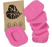 MySweetStitch Simplera Overpatch Square - 10x Fixation Patches Square, Extra Strong Hold Over Sensor, Waterproof & Skin-Friendly, Hypoallergenic, Made in Germany, Pink