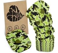 MySweetStitch Simplera Overpatch Square - 25x Fixation Patches Square, Extra Strong Hold Over Sensor, Waterproof & Skin-Friendly, Hypoallergenic, Made in Germany, Camouflage