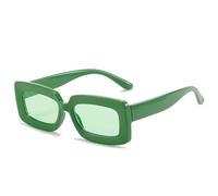 MYSXSWHL Popular Women's Sunglasses Trend Vintage Rectangle Big Frame Purple Glasses Fashion Ladies Eyewear,green,Sunglasses