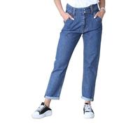 MYT Womens Boyfriend Jeans Ladies High Wide Waist Tapered Leg Denim Pants Size 10-24