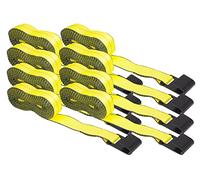 Mytee Products (8 Pack) 2" X30' Winch Straps w/Flat Hook, WLL 3335, Flatbed Tie Down Strap