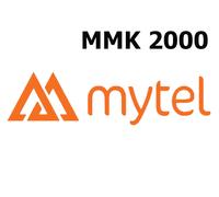 Mytel 2000 MMK Mobile Top-up MM
