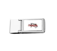 Myth Animal Dragon East West Slim Money Clip Stainless Holder Pocket Wallet