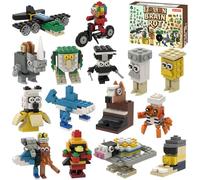 Myth Qholve Italian Brain Rot Unique Cartoon Characters Building Blocks 16 in 1 Educational & Entertaining Gift Idea for Kids Teens & Adults