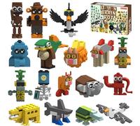 Myth Qholve Italian Brain Rot Unique Cartoon Characters Building Blocks 17 in 1 Educational & Entertaining Gift Idea for Kids Teens & Adults