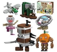 Myth Qholve Italian Brain Rot Unique Cartoon Characters Building Blocks 6 in 1 Educational & Entertaining Gift Idea for Kids Teens & Adults