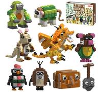 Myth Qholve Italian Brain Rot Unique Cartoon Characters Building Blocks 9 in 1 Educational & Entertaining Gift Idea for Kids Teens & Adults