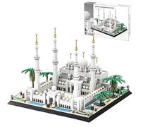 Myth Qholve Sheikh Zayed Mosque Building Blocks Set Architectural Landmark Model Kit for Adults, Collectible Display & Educational Gift